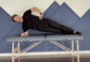 Side plank exercise